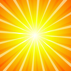 Background glow yellow orange. hand drawing. Not AI, Vector illustration.