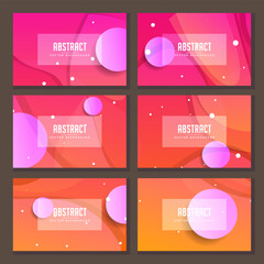 Abstract Geometric Vector Backgrounds Design
