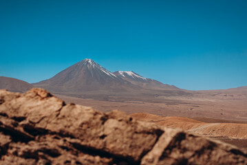 GeneView of Licancabur Volcano from Devil's Throat in the Atacama Desert - San Pedro de Atacama - Chilerated image