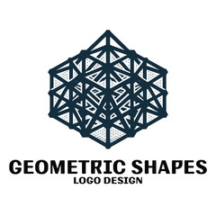Geometric Shapes Vector Logo Design