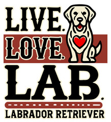 Labrador Retreiver, SVG File, PNG File, Print on Demand, T-shirt, Mugs, Hoodie, Stickers, Posters, Wall Frame, Dog Lover