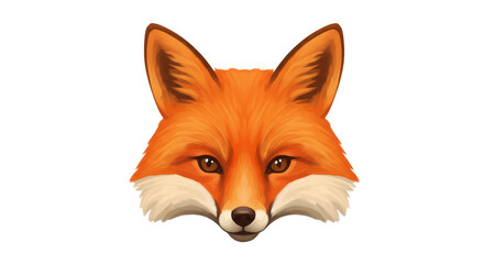 Obraz premium Isolated Fox Head