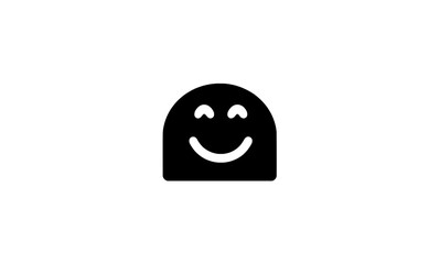 Obraz premium Charming engraved illustration of a smiling ghost design, perfect for whimsical projects and creative designs