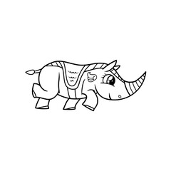 rhino vector illustration