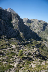 The Serra de Tramuntana is a mountain range, which forms the northern backbone of the Spanish island of Mallorca