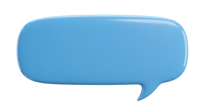 Isolated Speech Bubble