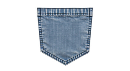 Isolated jeans pocket