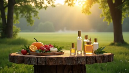 Fototapeta premium Nature's Embrace: A Peaceful Scene of Beauty
