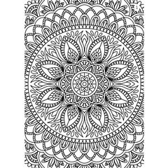 ornamental round lace pattern