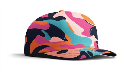 Fototapeta premium Design template for a snapback hat. 