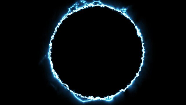 fire flames on black background for custom text video