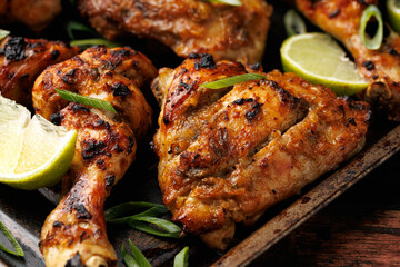 Baked Jerk Chicken with Lime and Spices