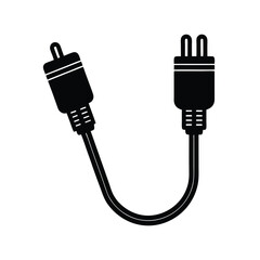 Isolated Cable Splitter on White Background
