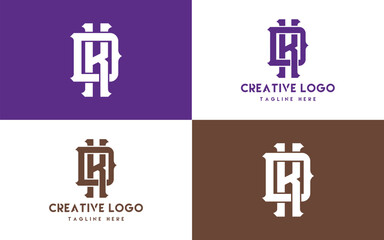KD Monogram logo OR DK monogram logo for Elegant Branding and Corporate Identity