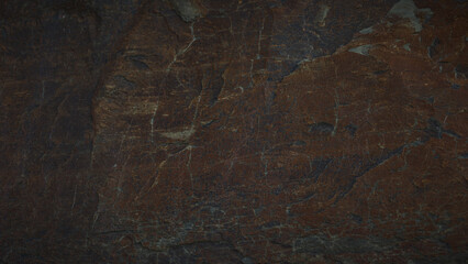 A natural stone texture background featuring a monolithic rock formation with cracks and fragments. Ideal for design templates or banners, emphasizing raw, brutal power and natural aesthetics.
