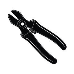 Isolated Crimping Tool on White Background