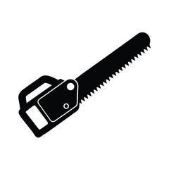 Isolated Electric Saw on White Background