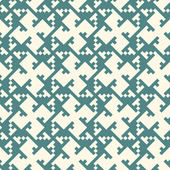 Seamless pattern. Geometrical ornament. Mosaics backdrop. Tiles wallpaper. Ethnic motif. Geometric background. Digital paper. Ethnical textile print. Abstract web design. Vector artwork