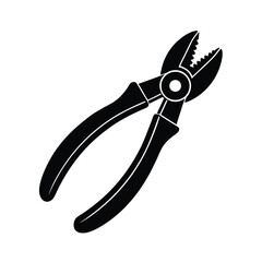 Isolated Wire Cutter on White Background