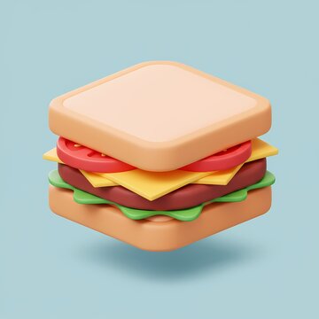 sandwich with ham and cheese