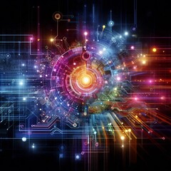 Obraz premium Advancing AI and IoT Integration: Revolutionizing Smart Technologies for Future Innovation