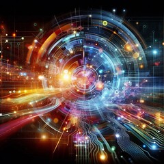 Obraz premium Advancing AI and IoT Integration: Revolutionizing Smart Technologies for Future Innovation
