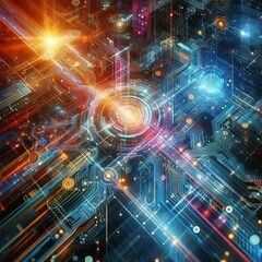 Obraz premium Advancing AI and IoT Integration: Revolutionizing Smart Technologies for Future Innovation
