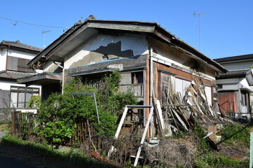 空き家になった日本の住宅