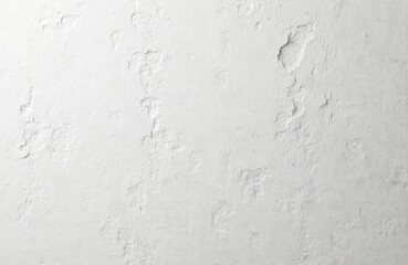 Fototapeta premium White concrete wall texture. Close-up view of rough, bumpy, granular cement surface. Grimy plaster, peeling paint on weathered surface. Abstract background for design.