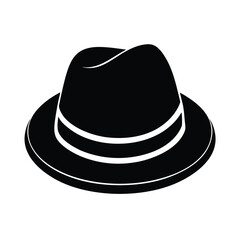fedora hat vector illustration