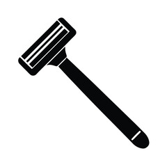razor on white background