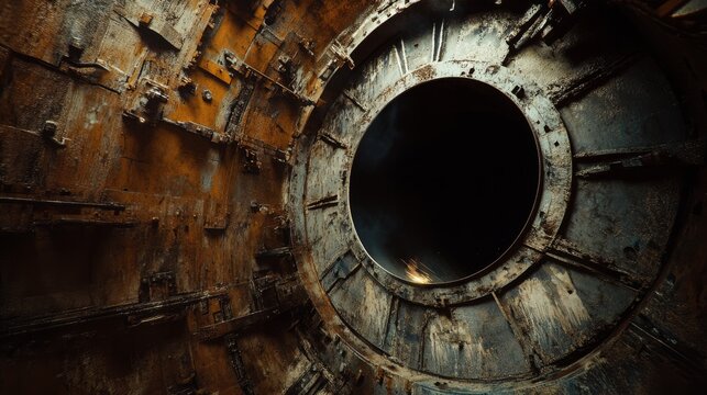 Boilermaker welding metal plates inside an industrial boiler. Featuring heavy-duty fabrication