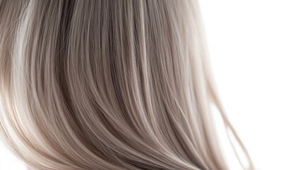 Naklejka premium Close-up view of highlights in blonde hair.