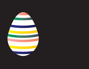 Oeuf de pâques noir