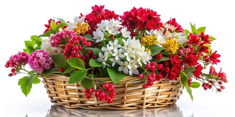 Deutzial Pelargonium Uva Ursi in Basket - Autumnal Colors