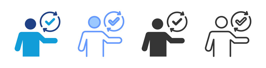 Change Agent icon set multiple style collection