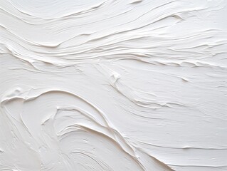 Obraz premium Abstract White Impasto Texture