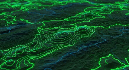 Glowing Topographic Networks
