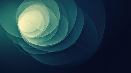 Obraz premium Abstract Spiral Design with Layered Circles and Gradient Colors for Creative Projects