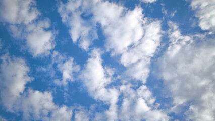 Blue sky and clouds in the sky