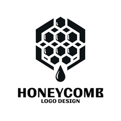 Fototapeta premium Honeycomb Vector Logo Design