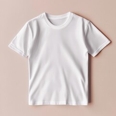 Blank White T-Shirt: Minimalist Apparel Mockup