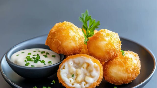 Crispy Mac and Cheese Bites