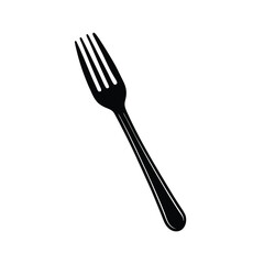Isolated Fork on White Background