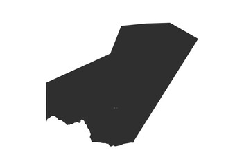 ali sabieh region silhouette vector map