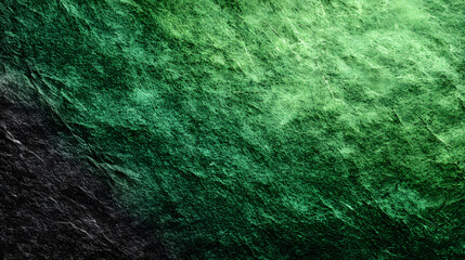 Fototapeta premium A textured surface of green and black, presenting a modern and abstract aesthetic.