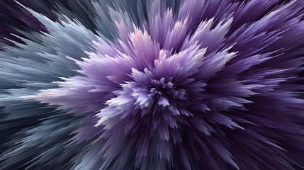 A striking display of vibrant colors bursts outward in a stunning abstract artwork, showcasing depth.