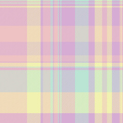 Pastel plaid pattern. Soft, dreamy colors create a gentle, romantic feel. Ideal for backgrounds, textiles, or branding projects needing a touch of sweetness and serenity.