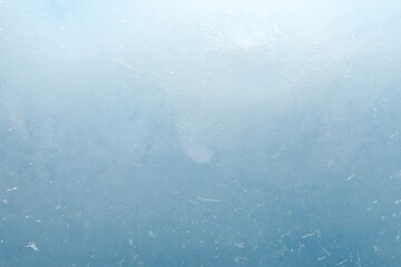 Obraz premium Texture of clear ice as background, closeup