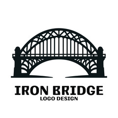 Iron Bridge Vector Logo Design